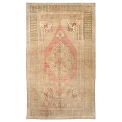 Turkey Anatoly-Teppiche - Wolle Elfenbein Rosa Taupe Design - 93054
