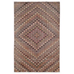 Turkey Anatoly Area Rugs - Wool Blue Brown Green Ivory Pink - 93057