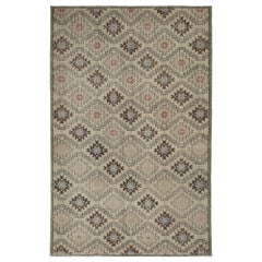 Türkei Anatoly Bereich Teppiche - Wolle Brown Elfenbein Design - 93060