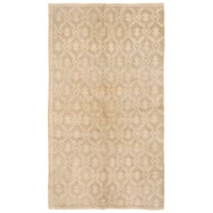 Türkischer Anatoly Kleiner Teppich - Wolle Elfenbein Taupe Design - 93078