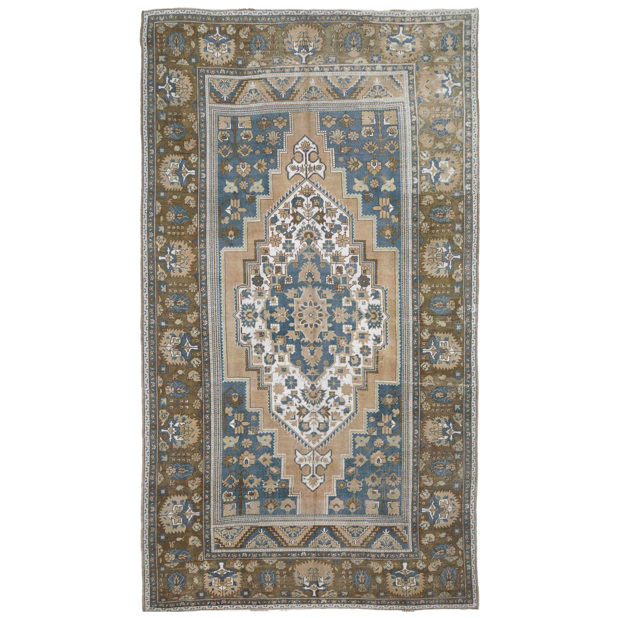 Türkei Anatoly Area Rugs - Wolle Braun Elfenbein Marineblau Design - 93106