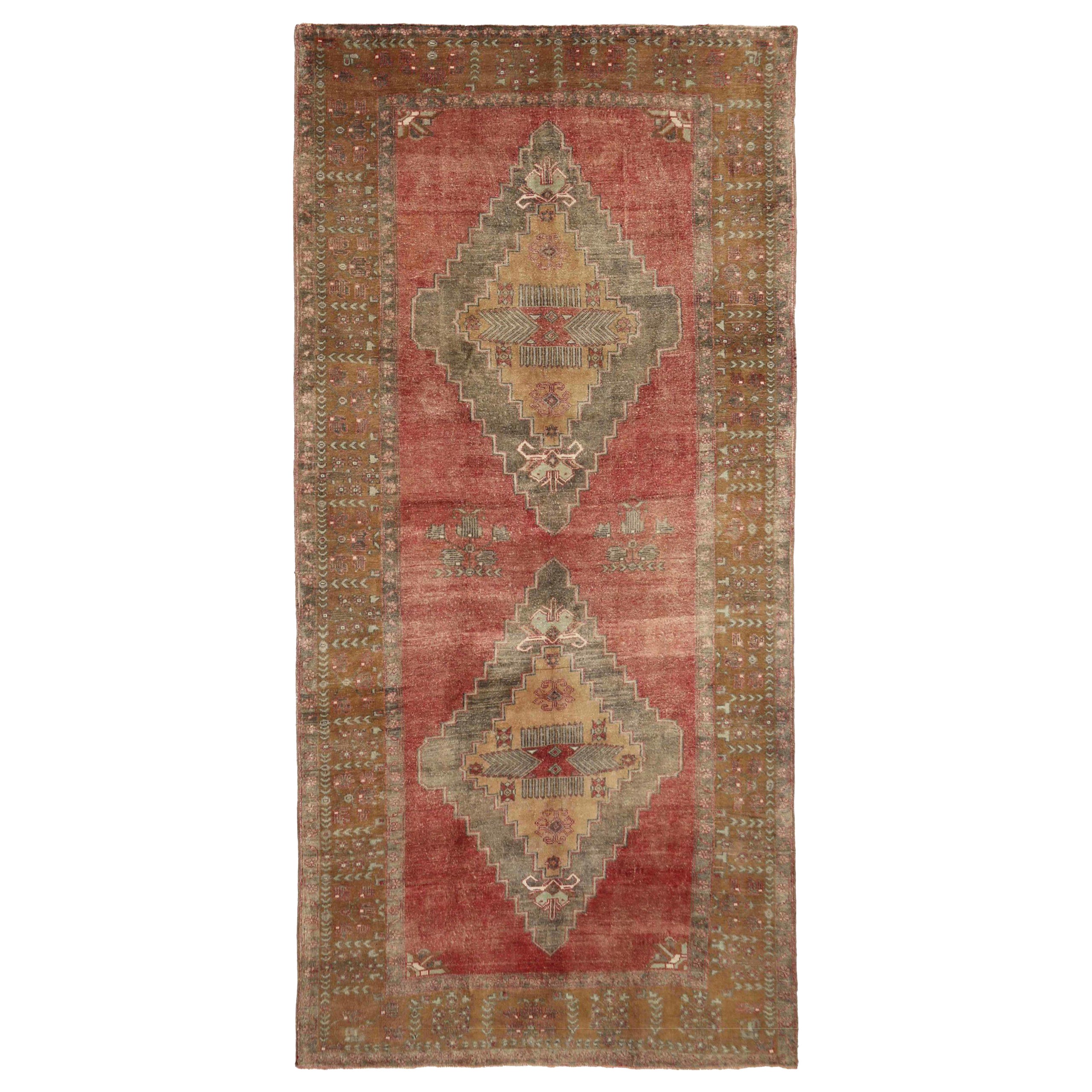 Türkei Anatoly Small Rug - Wolle Brown Red Design - 93112