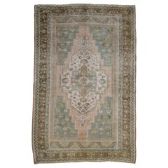 Turkey Anatoly Area Rugs - Wool Blue Brown Green Ivory Pink - 93125