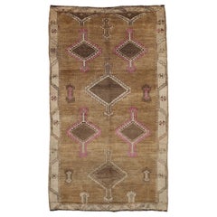 Türkei Anatoly Small Rug - Wolle Brown Pink Design - 93116