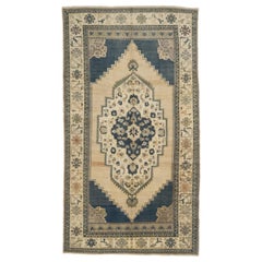 Türkische Anatoly-Teppiche - Wolle Schwarz Elfenbein Design - 93134