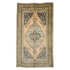 Türkische Anatoly-Teppiche - Wolle Grau Elfenbein Rosa Design - 93137