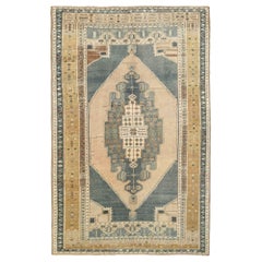 Türkei Anatoly Small Rug - Wolle Grau Elfenbein Gelb Design - 93173