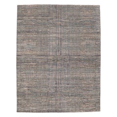 Tapis de sol de l'Inde - Laine Brown Design/One - 93277