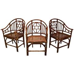 Set of Ten Brighton Pavilion Style Dining Chairs