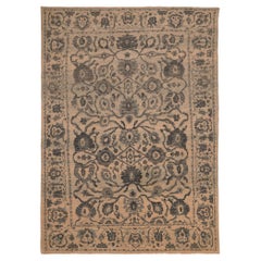 Afghanistan Sultanabad Area Rugs - Wool Brown Design - 93568