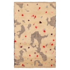 Tappeto Afghanistan Moroccan Small - Lana Avorio Rosso Design - 93597