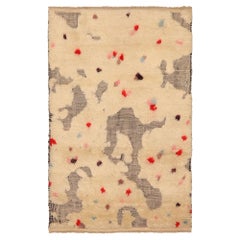 Tappeto Afghanistan Moroccan Small - Lana Avorio Rosso Design - 93599