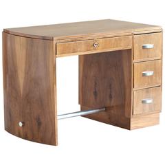 1930s Art Deco Desk Attributed to Jacques Adnet 