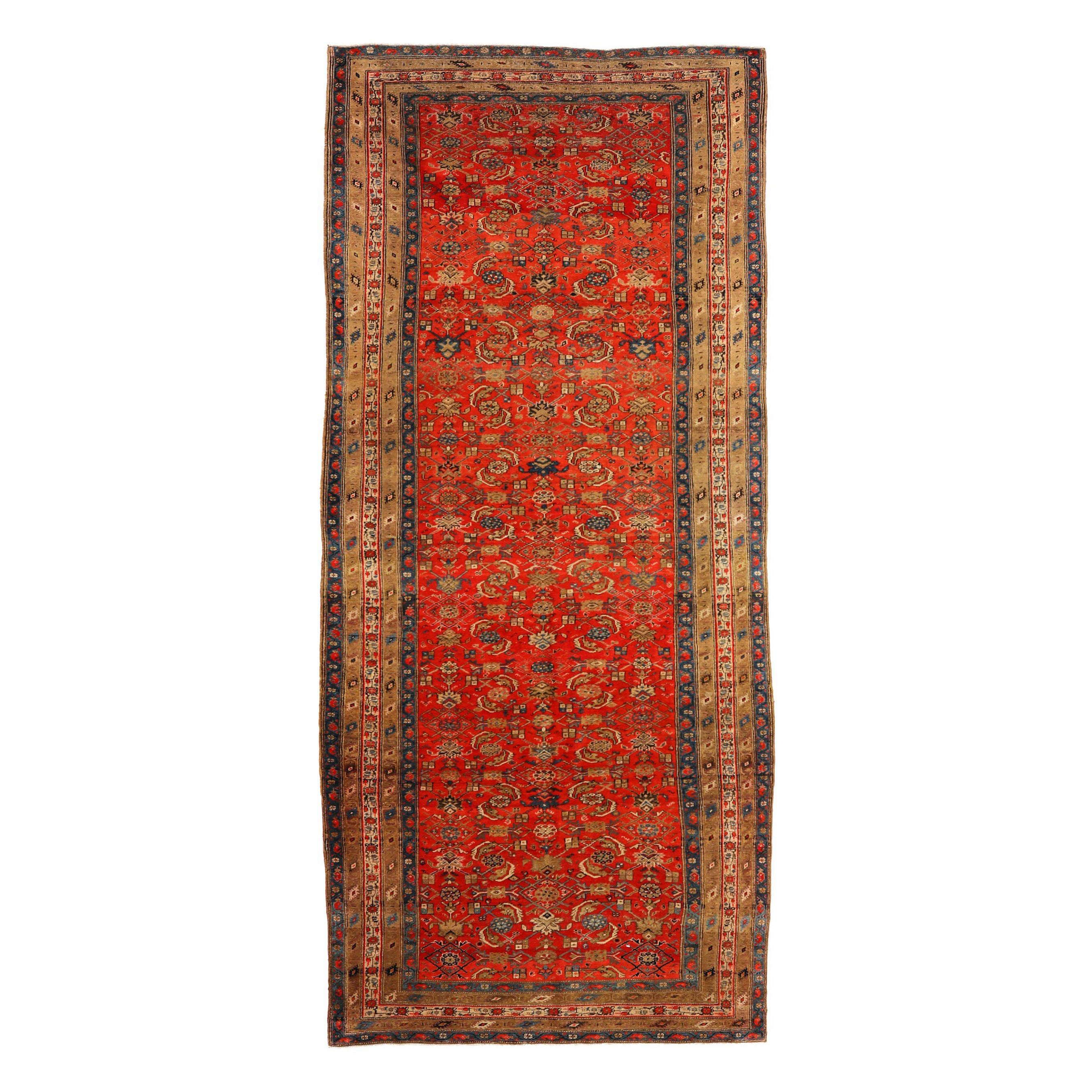 Persische Aserbaidschanische Teppiche – rotes Wolldesign – 93643