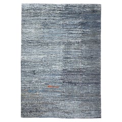 Afganistán Alfombras Marroquíes - Lana Azul Diseño Azul Claro - 93650