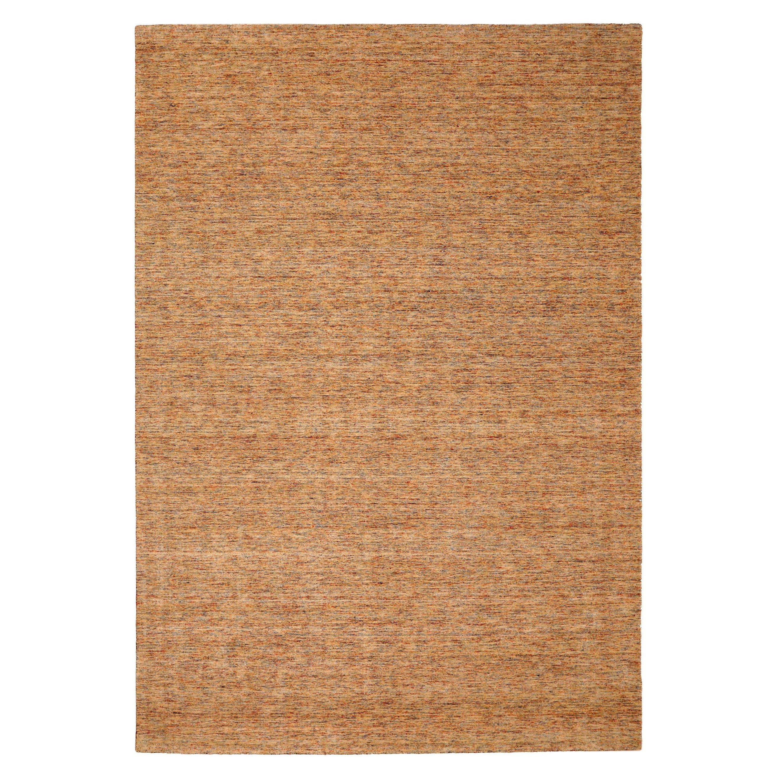 Indische massive Teppiche aus Baumwolle – rot-gelbes Design – 93685
