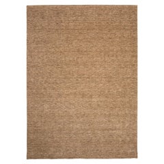 Tappeti India Solid Area - Lana Marrone Taupe Design - 93701