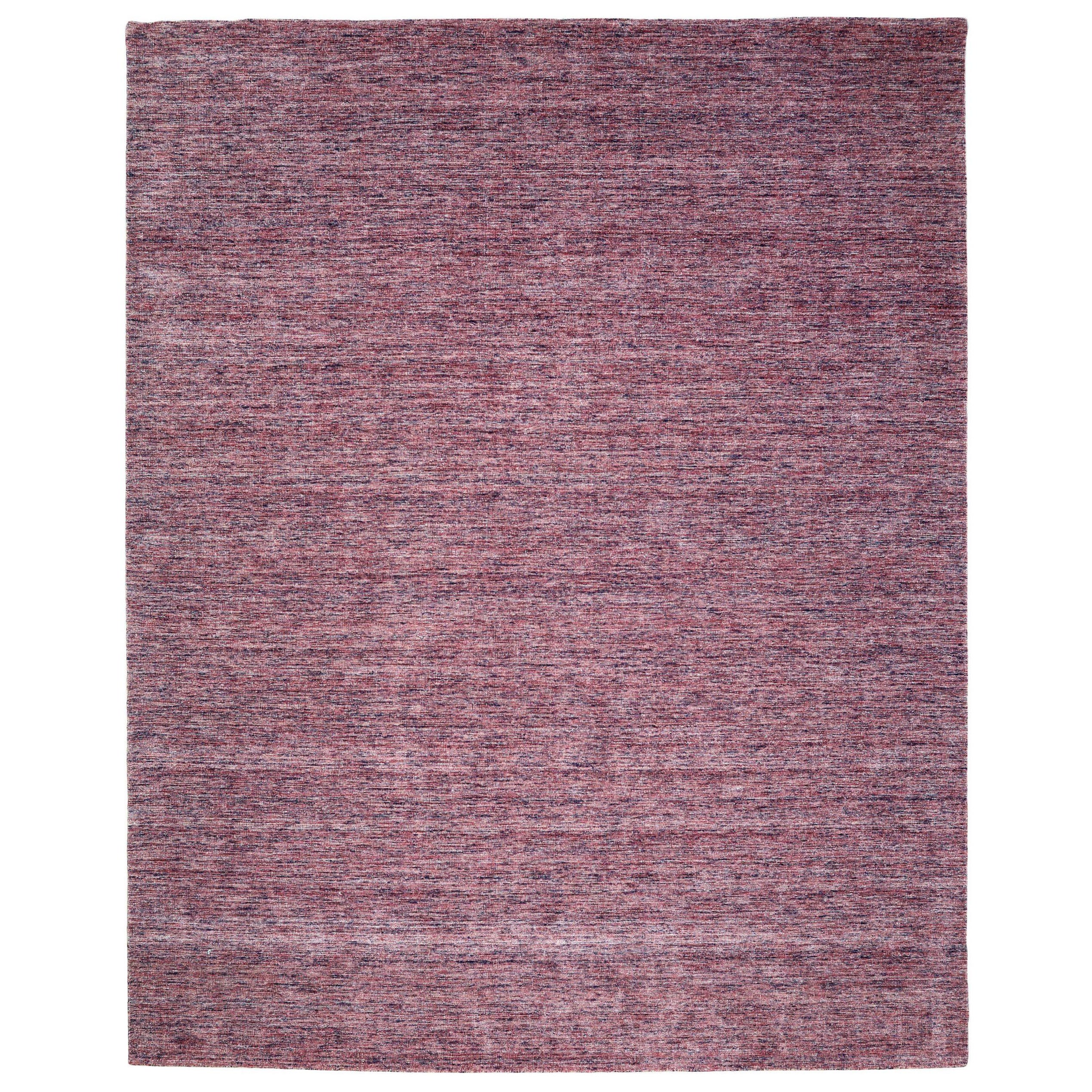 India Solid Over Size Rug - Wool Pink Purpel Design - 93721