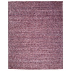 India Solid Over Size Teppich - Wolle Rosa Purpel Design - 93721