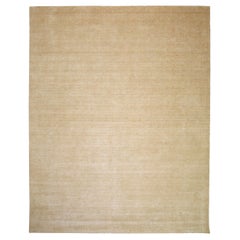 India Solid Over Size Teppich - Wolle Elfenbein Design - 93712