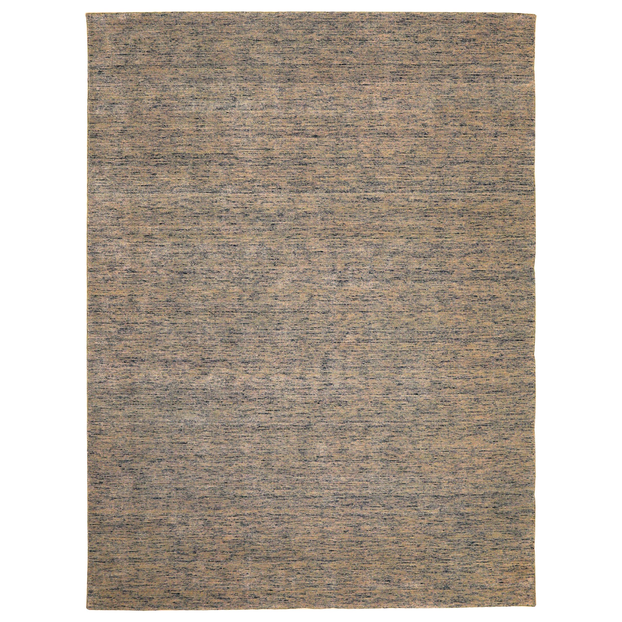 India Solid Area Rugs - Wolle Brown Design - 93739