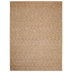 India Solid Area Rugs - Wool Brown Design - 93736