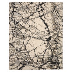 India Over Size Rug - Wool Brown Ivory Design - 93754