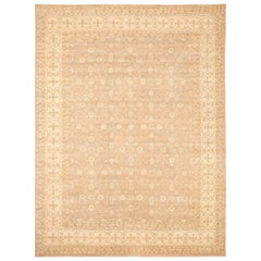 Afghanistan Haji Jalili Area Rugs - Wool Ivory Taupe Design - 93888