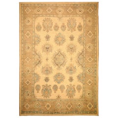 Tappeti Afghanistan Oushak - Design in lana e avorio - 93893