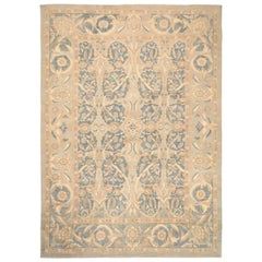 Afghanistan Haji Jalili-Teppiche - Wolle Grau Elfenbein Design - 93894