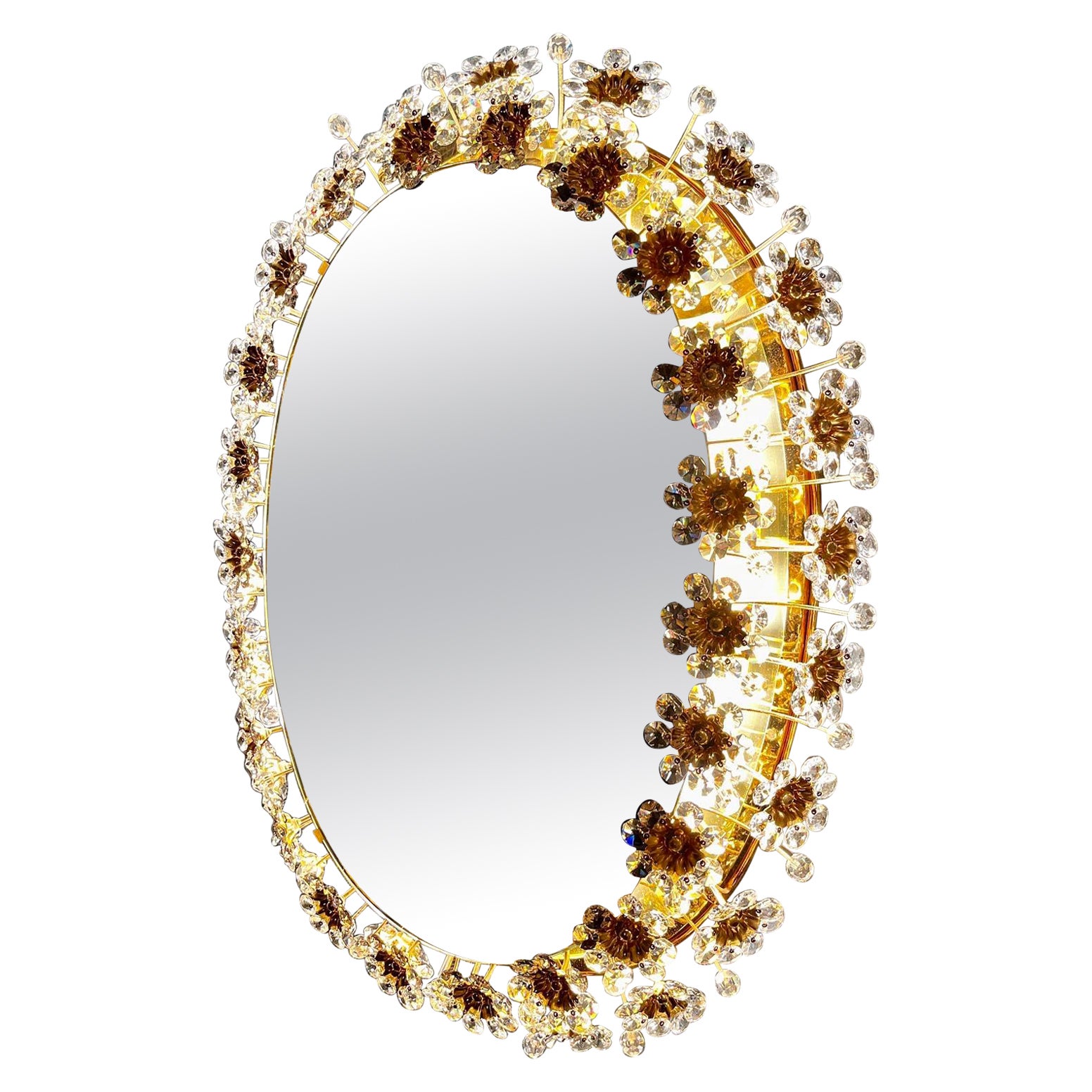 Palwa - Palme & Walter illuminated mirror For Sale