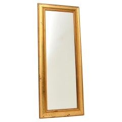 Miroir italien vintage en bois doré
