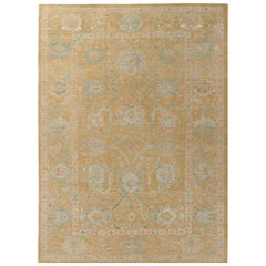 Tapis d'Afghanistan Sultanabad - Design en laine jaune - 95784
