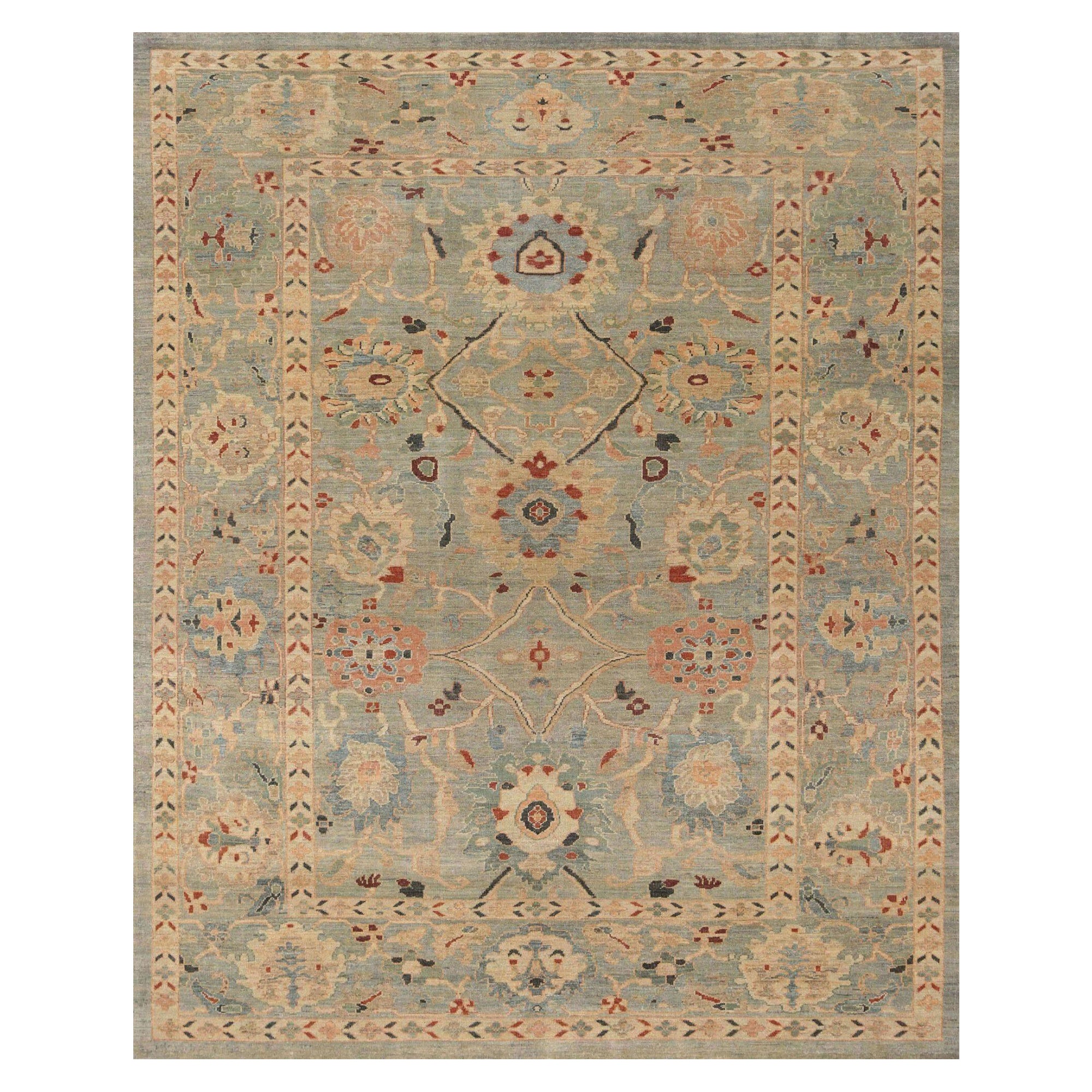 Tappeti per l'area Afghanistan Sultanabad Rugs - Disegno in lana blu - 95883