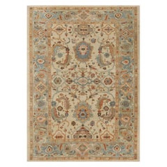 Tapis d'Afghanistan Sultanabad - Design en laine ivoire - 95888