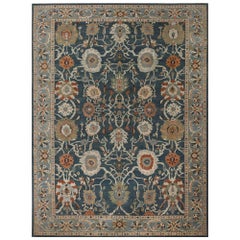 Tapis Sultanabad surdimensionné en laine grise - 95894
