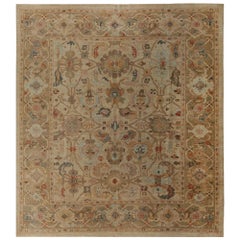 Tapis d'Afghanistan Sultanabad - Design en laine ivoire - 95859