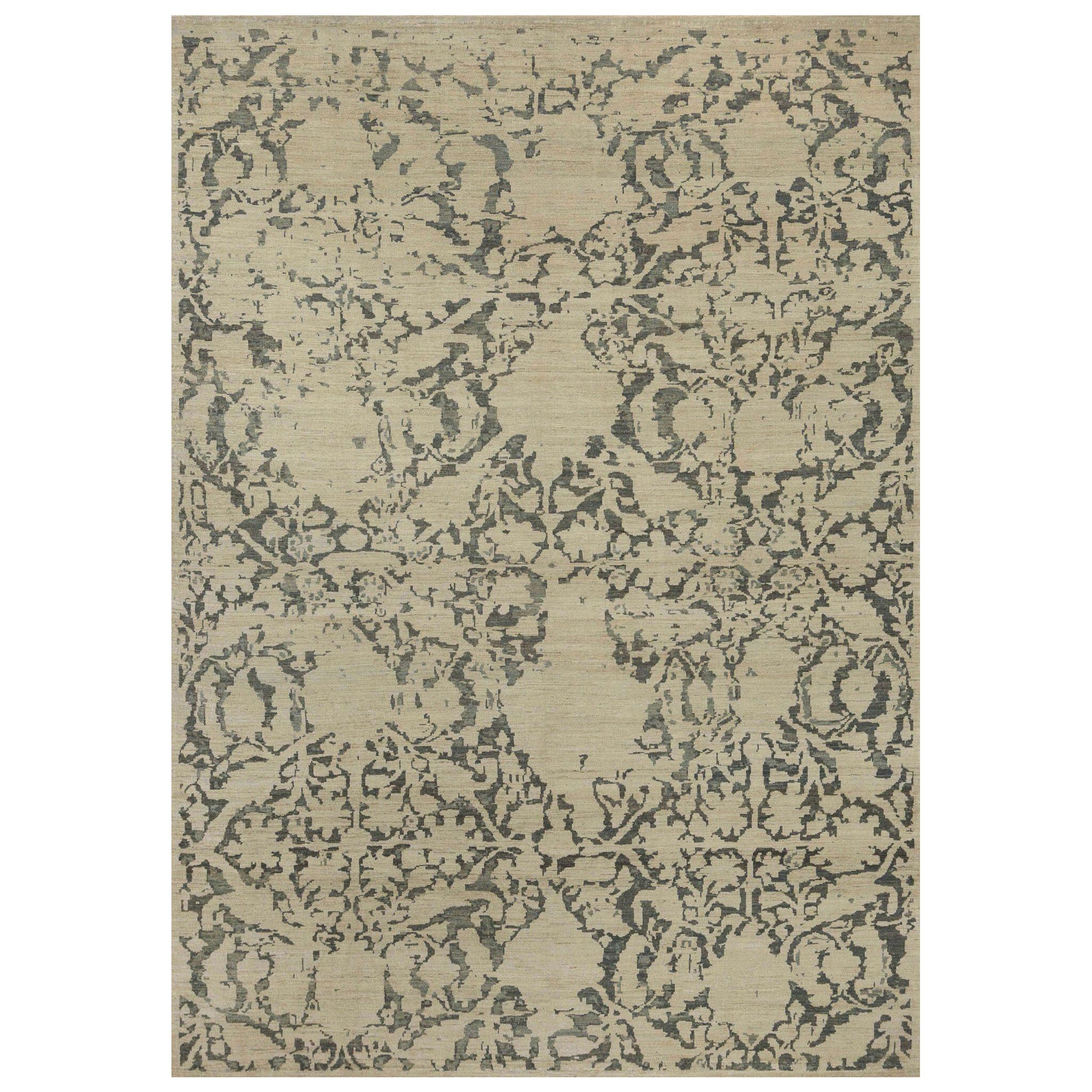 Tappeti per l'area Afghanistan Sultanabad Rugs - Lana Marrone Avorio Design - 95917