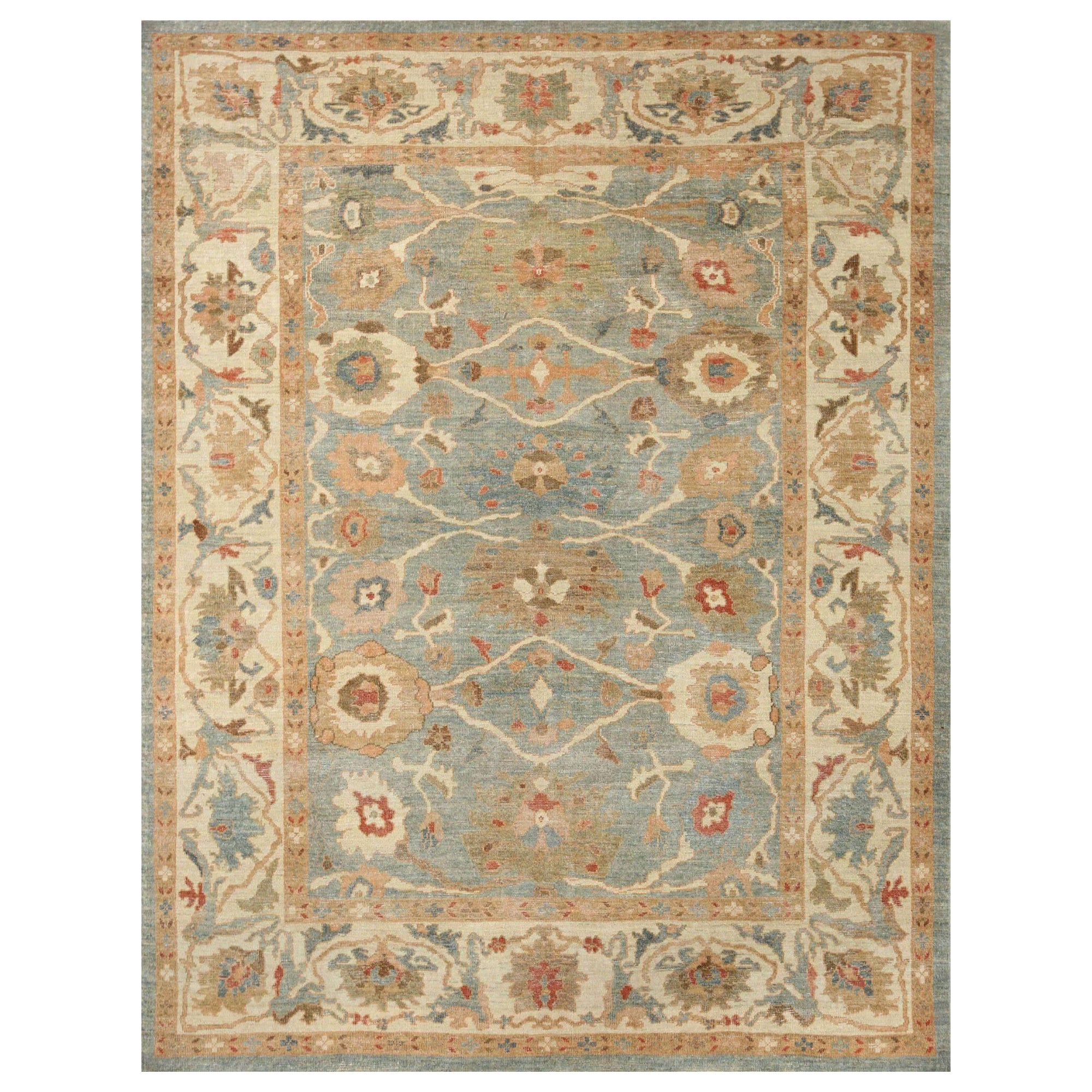 Tappeti per l'area Afghanistan Sultanabad Rugs - Disegno in lana blu - 95904