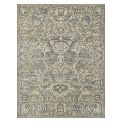 Tapis d'Afghanistan Sultanabad - Motif gris ivoire en laine - 95907