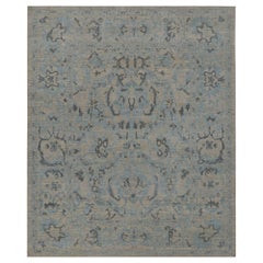 Tapis Afghanistan Sultanabad - Laine Bleu Brown Taupe - 96014