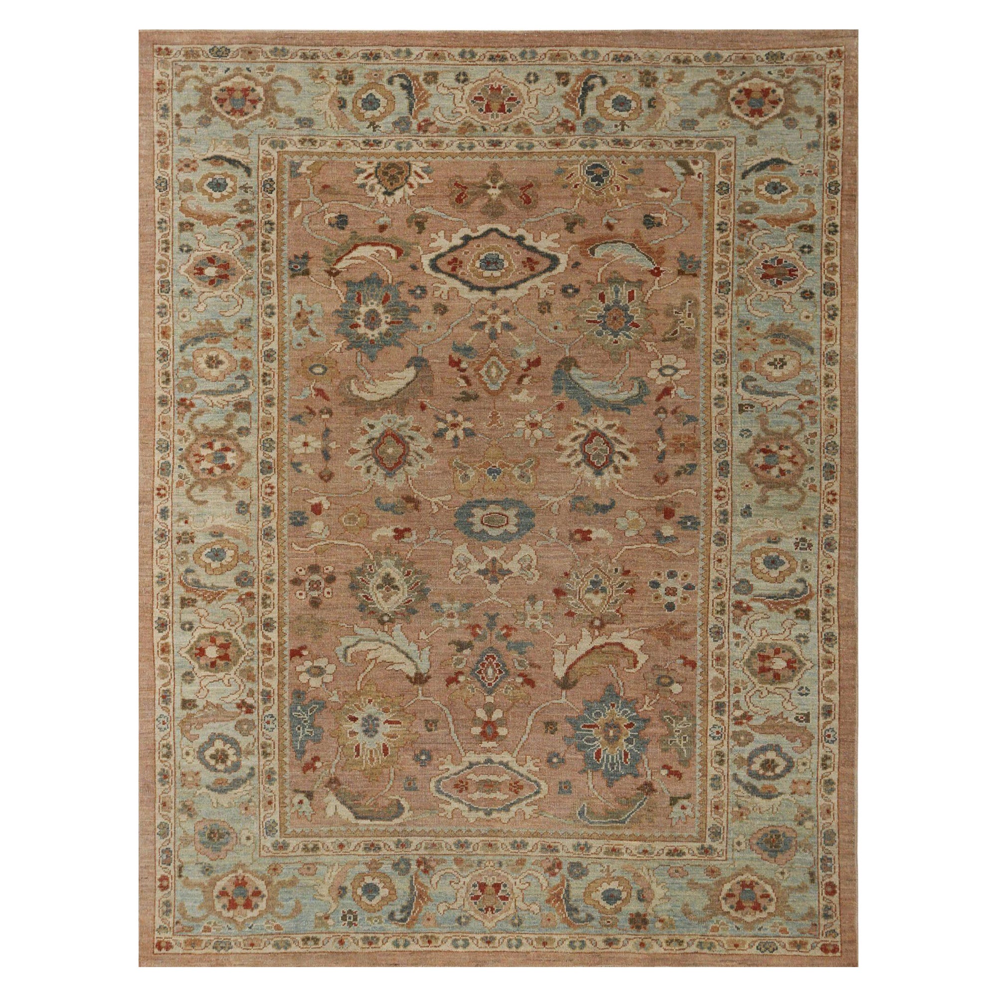 Afghanistan Sultanabad Area Rugs - Wool Pink Design - 95954