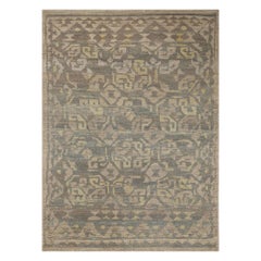 Tappeti Afghanistan Oushak - Lana Marrone Avorio - 95960
