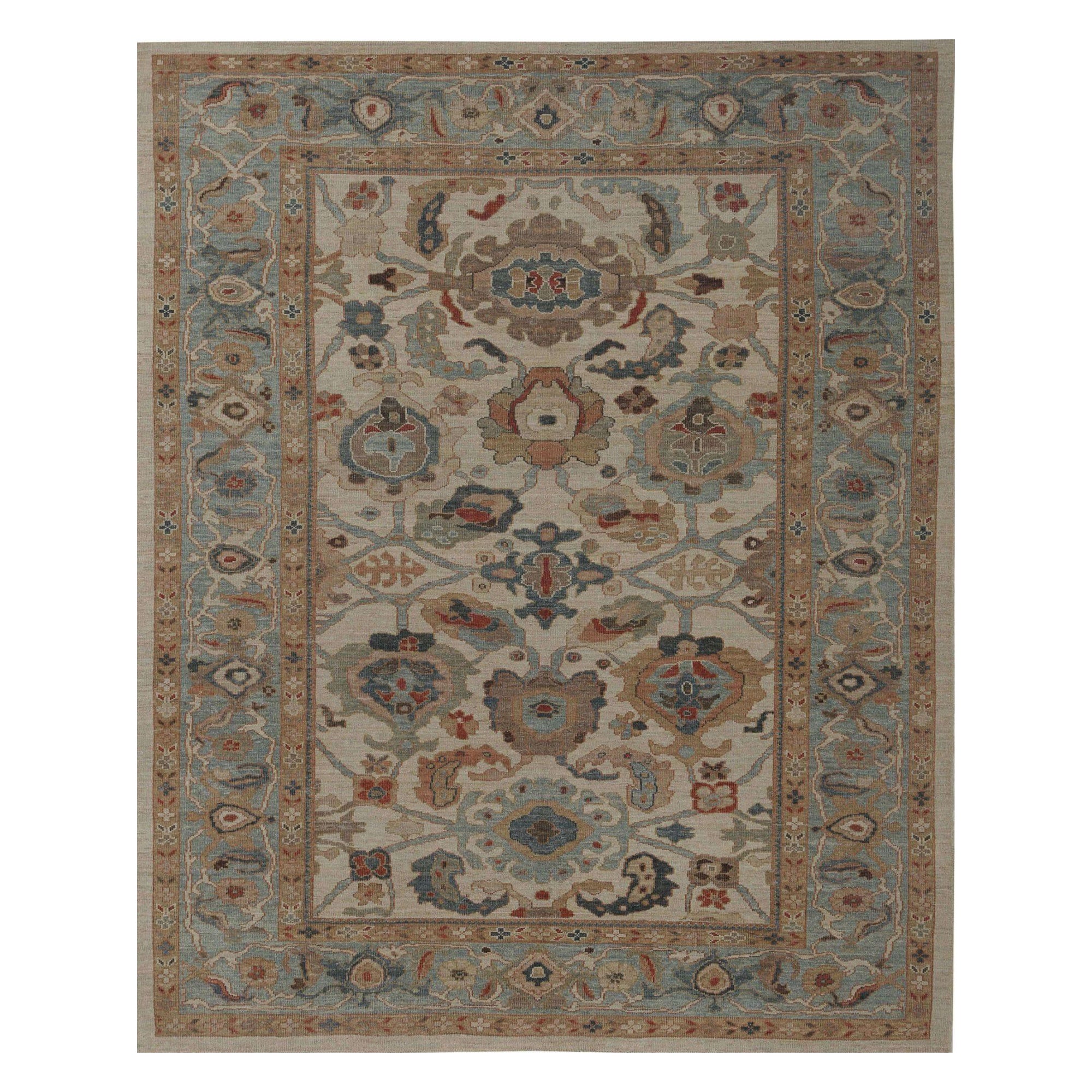 Afghanistan Sultanabad Area Rugs - Wolle Elfenbein Design - 96031