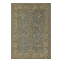 Tappeti Afghanistan Oushak - Design Grigio Lana - 96048