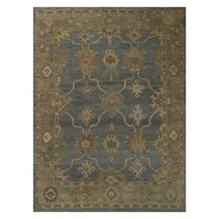 Afghanistan Oushak Area Rugs - Wool Gray Design - 96133