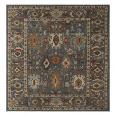 Tapis d'Afghanistan Sultanabad - Design gris en laine - 96149