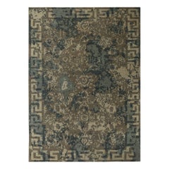 Afghanistan Sultanabad Area Rugs - Wool Brown Gray Ivory Taupe Design - 96150