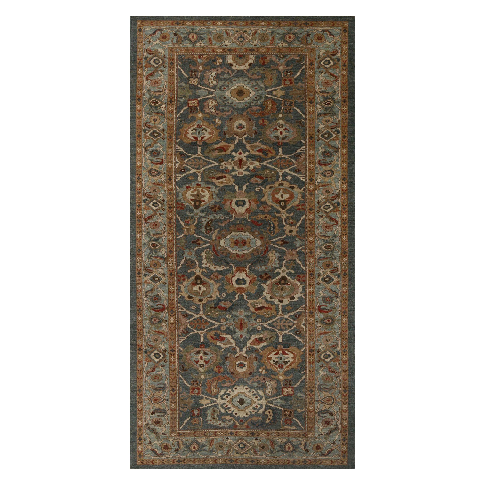 Sultanabad-Teppiche aus Afghanistan - Wolle in Grau mit Muster - 96151