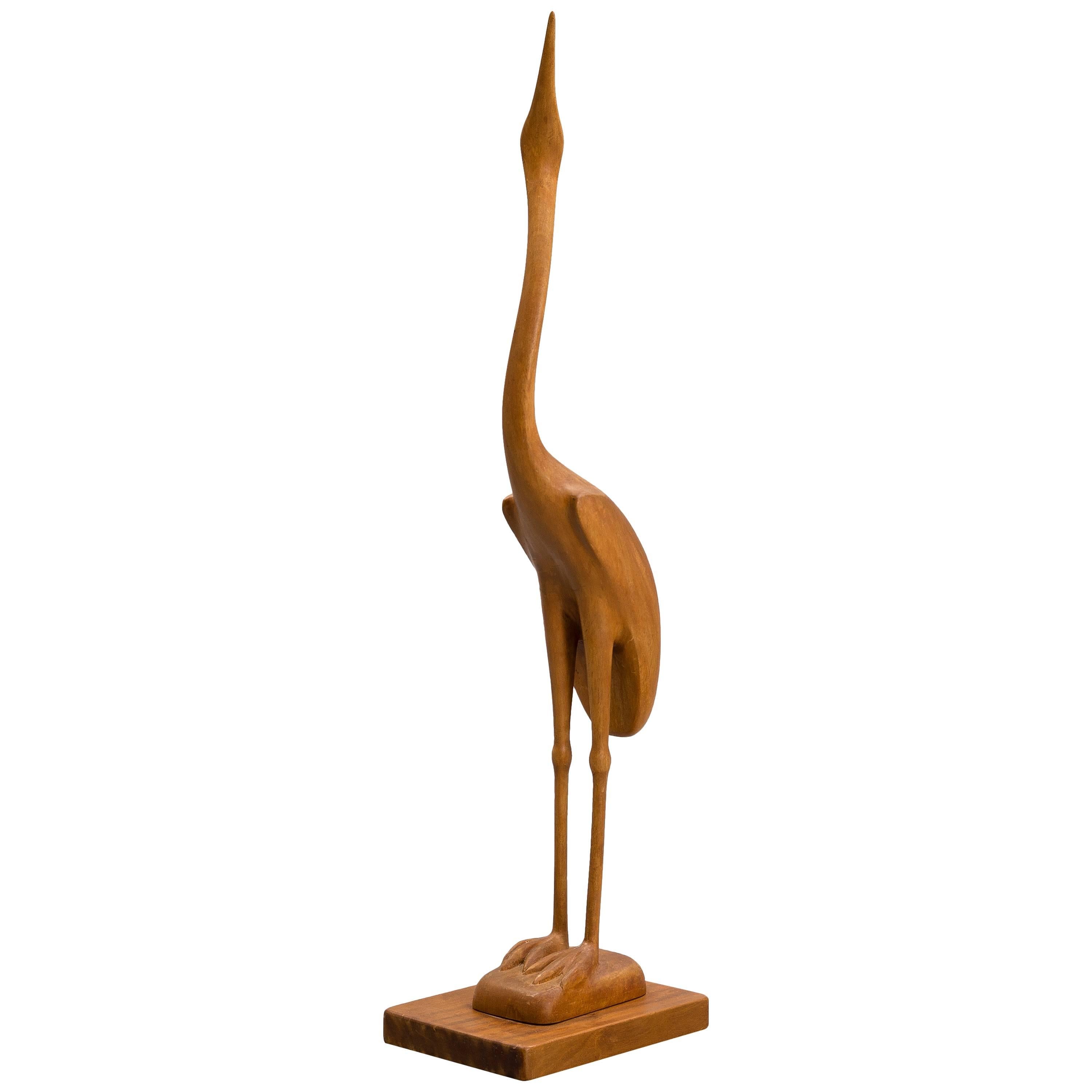 Unique Heron Sculpture by Sakari Pykälä, 1962